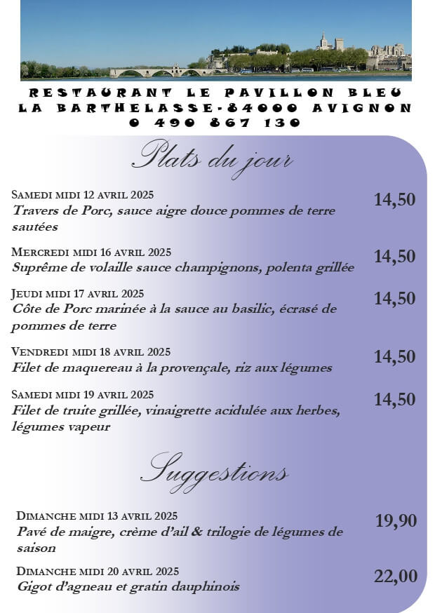 menus 1204 2004