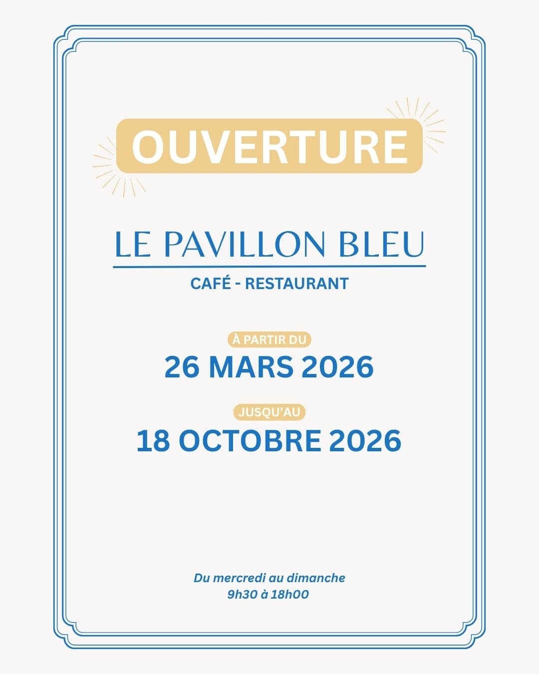 Le Pavillon bleu